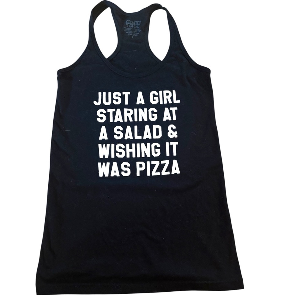 Center Stage Funny Graphic Tank Top Small